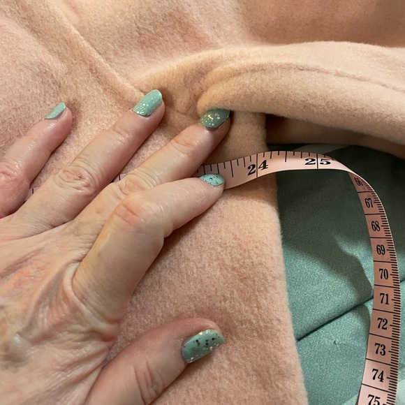 Chicos Plush Reversible open front Jacket size 16 18 XL size 3 rose pink wool - Picture 15 of 16